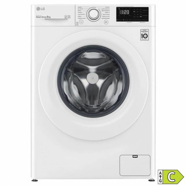 LG Πλυντήριο Ρούχων 8kg 1400 Στροφών F4WV3008N3W