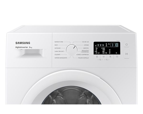 Samsung Πλυντήριο Ρούχων 6kg 1200 Στροφών WW60A3120WE WW60A3120WE/ET