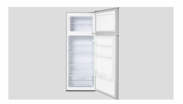 Inventor DP1446S Ψυγείο Δίπορτο 204lt Υ143xΠ55xΒ55εκ. Inox