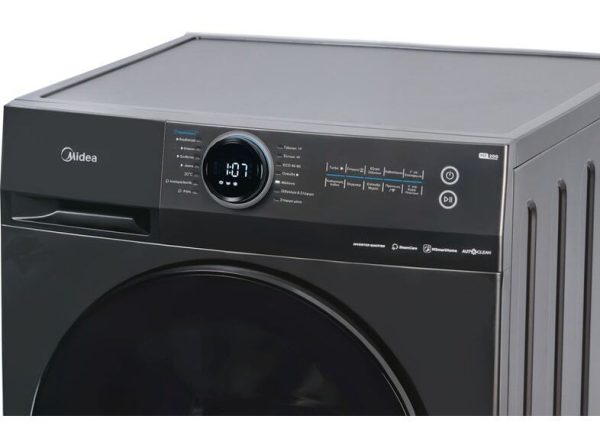 Midea Πλυντήριο Ρούχων 9kg 1400 Στροφών Inox MF200W90WB/T-GR