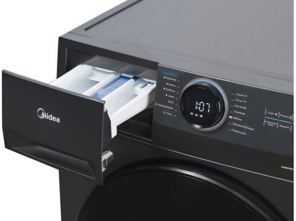 Midea Πλυντήριο Ρούχων 9kg 1400 Στροφών Inox MF200W90WB/T-GR