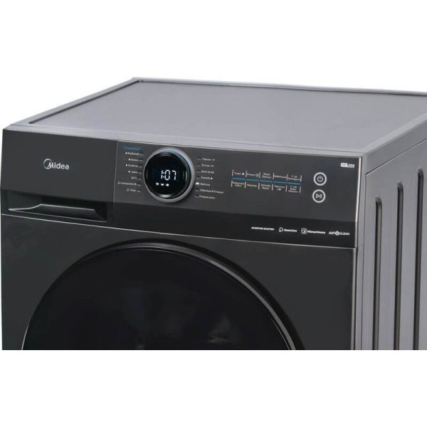 Midea Πλυντήριο Ρούχων 9kg 1400 Στροφών Inox MF200W90WB/T-GR