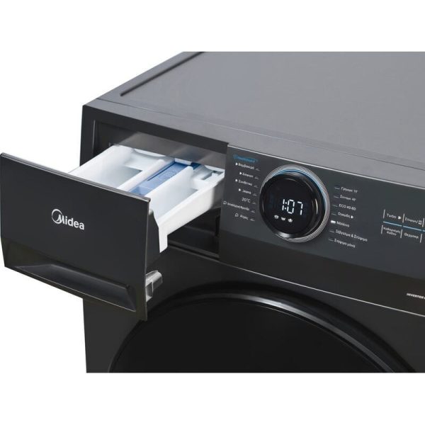 Midea Πλυντήριο Ρούχων 9kg 1400 Στροφών Inox MF200W90WB/T-GR