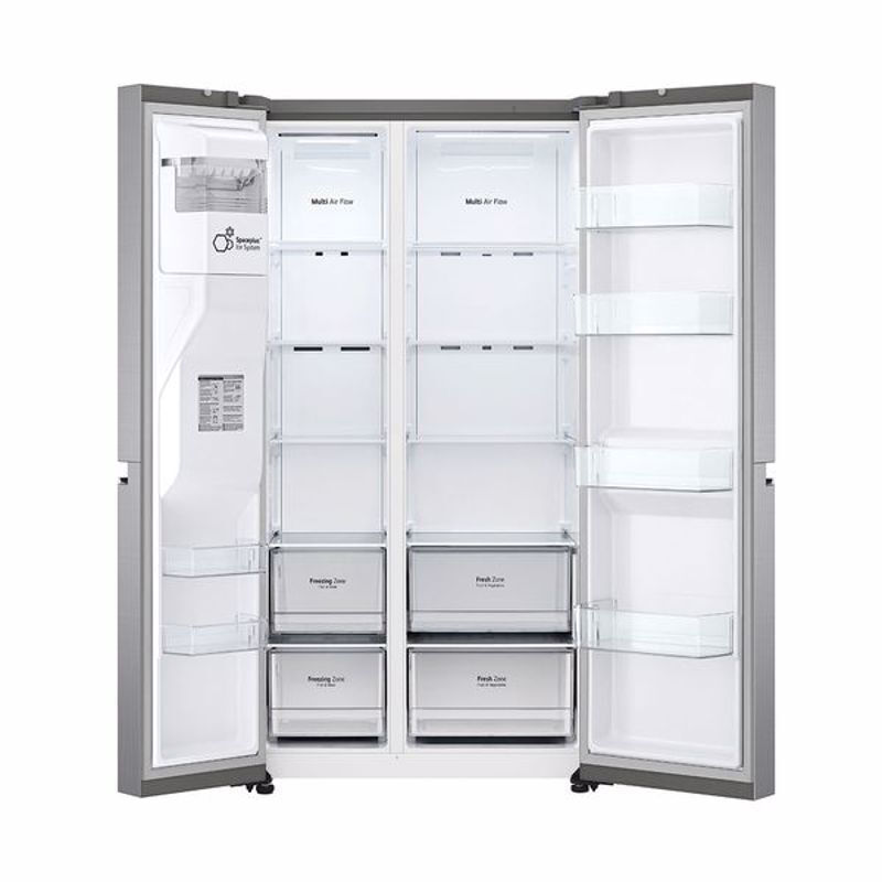 LG GSLV70PZTD Ψυγείο Ντουλάπα 635lt Total NoFrost Υ179xΠ91.3xΒ73.5εκ. Inox