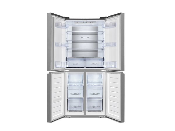 Hisense RQ563N4SI2 Ψυγείο Ντουλάπα 454lt Total NoFrost Υ181xΠ79.4xΒ70εκ. Inox