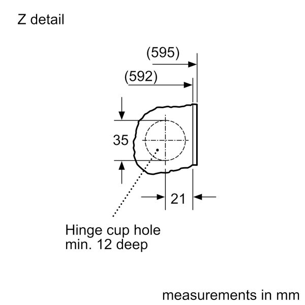 Bosch Εντοιχιζόμενο Πλυντήριο Ρούχων 8kg 1400 Στροφών WIW28542EU