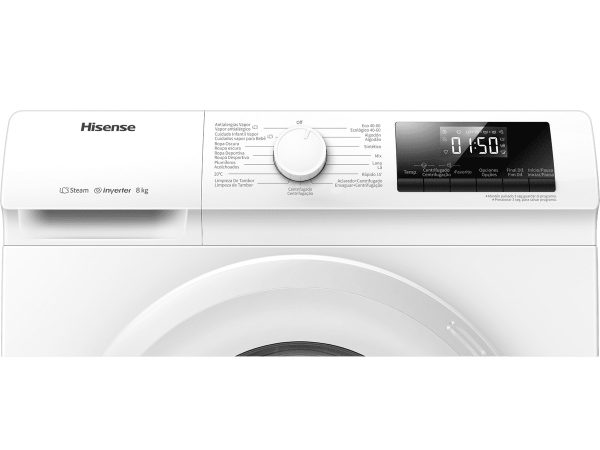 Hisense Πλυντήριο Ρούχων 8kg 1400 Στροφών WFQP801419VM