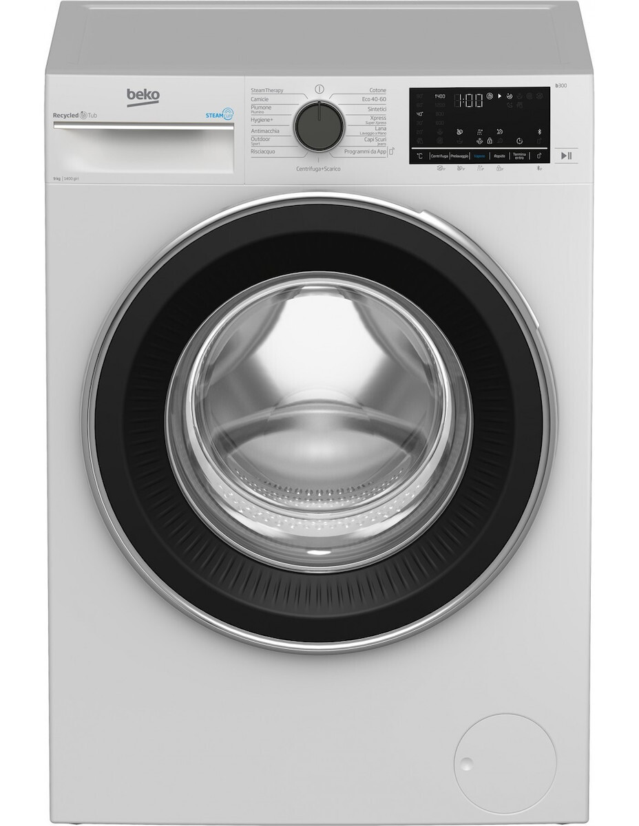 Beko Πλυντήριο Ρούχων 9kg 1400 Στροφών BWU394B