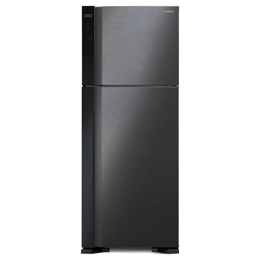 Hitachi R-V541PRU0-1 BBK Ψυγείο Δίπορτο 450lt Υ183.5xΠ71.5xΒ74εκ. Μαύρο