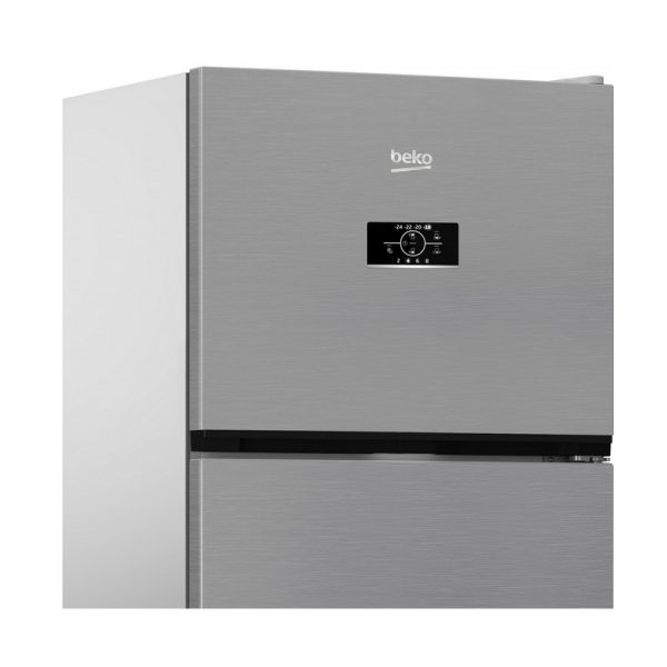 Beko B3RDNE504HXB Ψυγείο Δίπορτο 477lt NoFrost Υ186.5xΠ70xΒ74.6εκ. Inox