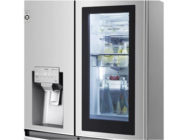 LG GMX945NS9F Ψυγείο Ντουλάπα 638lt Total NoFrost Υ179.3xΠ91.2xΒ74.4εκ. Inox