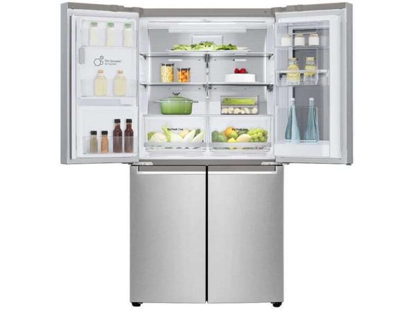 LG GMX945NS9F Ψυγείο Ντουλάπα 638lt Total NoFrost Υ179.3xΠ91.2xΒ74.4εκ. Inox