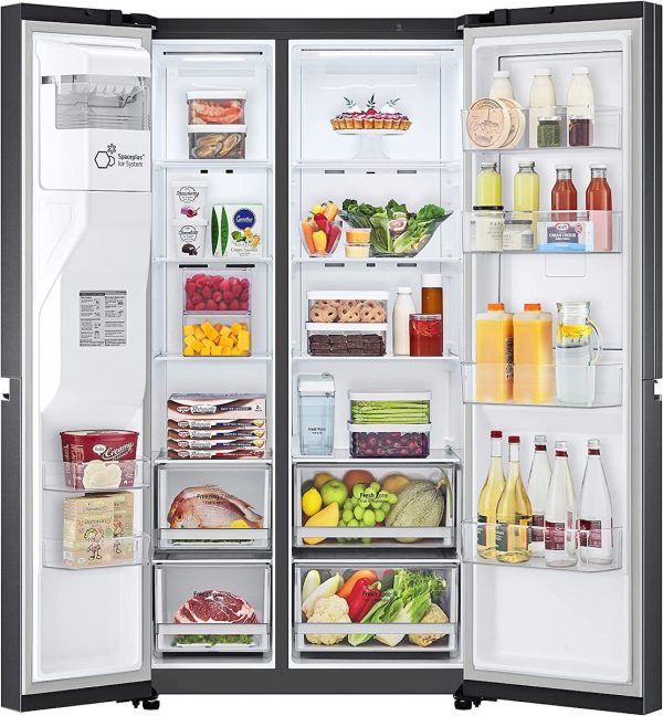 LG GSJV71MCTE Ψυγείο Ντουλάπα 635lt NoFrost Υ179xΠ91.3xΒ73.5εκ. Inox