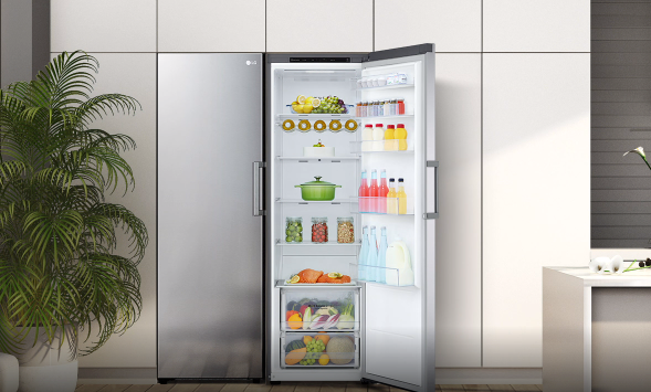 LG GLT51PZGSZ Ψυγείο Συντήρησης 386lt Υ185xΠ59xΒ70.7εκ. Inox
