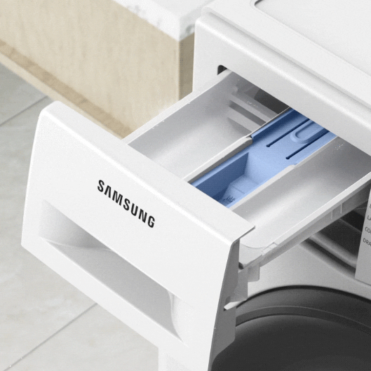 Samsung Πλυντήριο Ρούχων 9kg με Ατμό 1400 Στροφών Μαύρο WW90T554DAX/S7