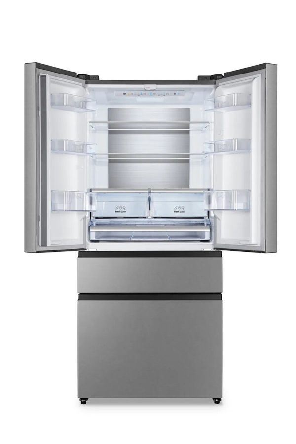 Hisense RF540N4SBI2 Ψυγείο Ντουλάπα Total NoFrost Υ181.7xΠ79.4xΒ70.6εκ. Inox