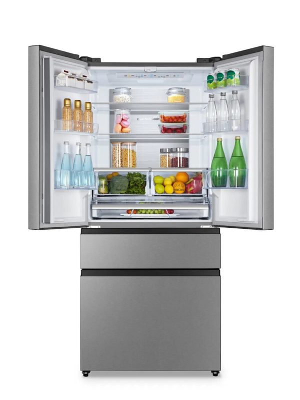 Hisense RF540N4SBI2 Ψυγείο Ντουλάπα Total NoFrost Υ181.7xΠ79.4xΒ70.6εκ. Inox