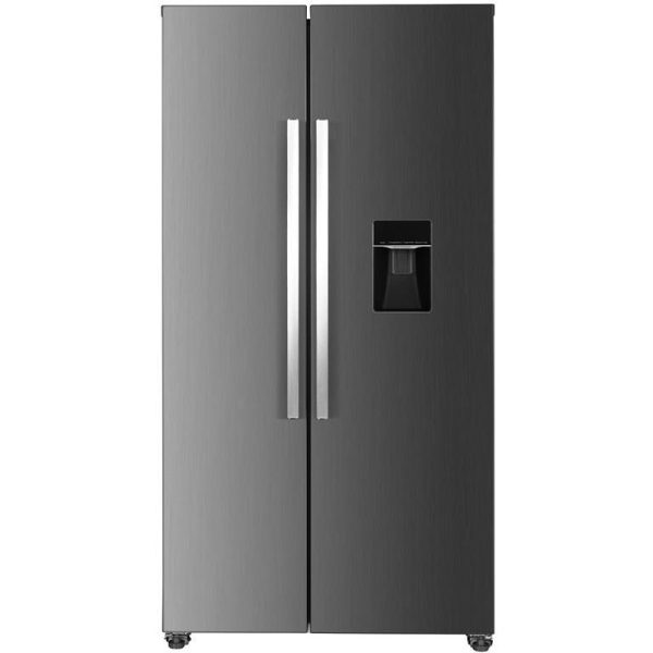 Finlux SBS-440DIX Ψυγείο Ντουλάπα 436lt NoFrost Υ177xΠ90xΒ59εκ. Inox