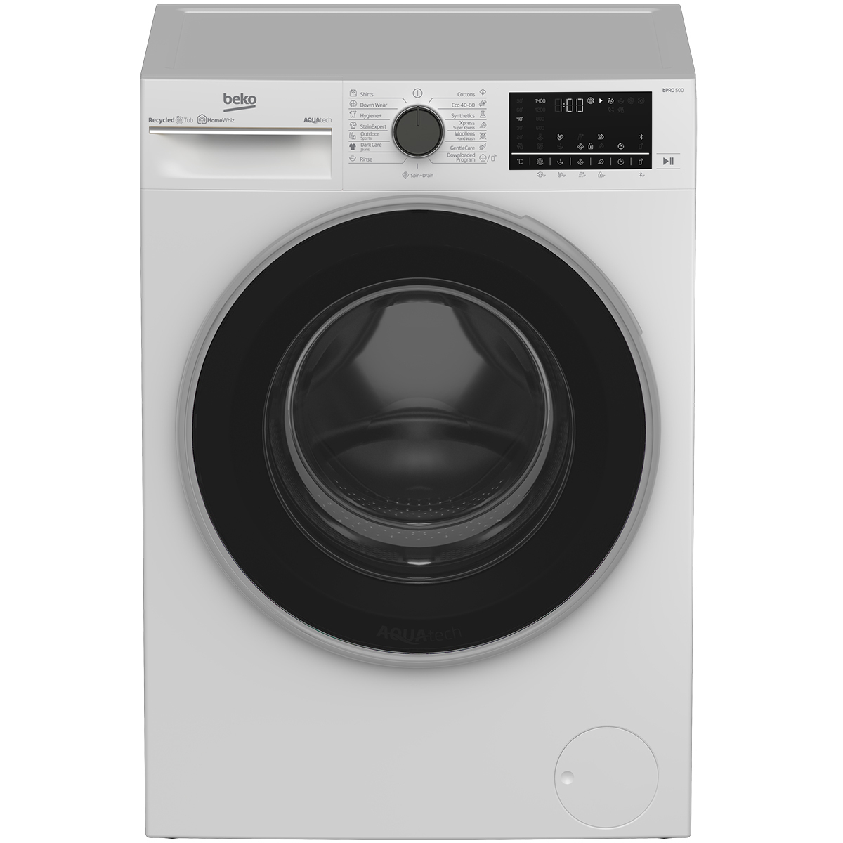 Beko Πλυντήριο Ρούχων 9kg με Ατμό 1400 Στροφών B5WFU79418WB