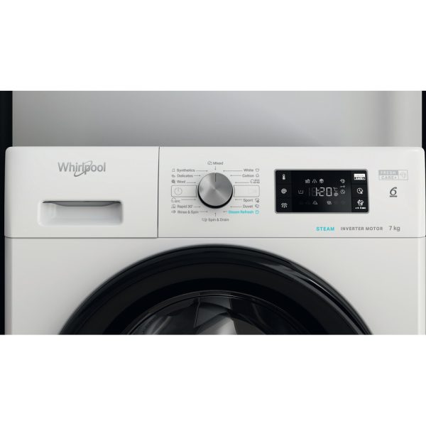 Whirlpool Πλυντήριο Ρούχων 7kg 1200 Στροφών FFB 7238 BV EE