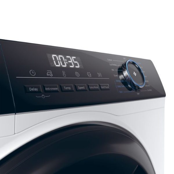 Haier Πλυντήριο Ρούχων 8kg 1400 Στροφών Γκρι HW80-B14939-S