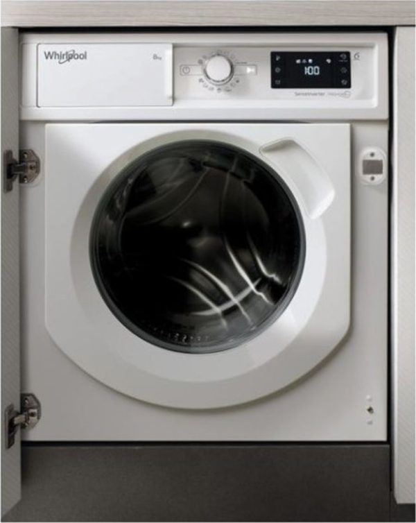 Whirlpool Εντοιχιζόμενο Πλυντήριο Ρούχων 8kg 1400 Στροφών BI WMWG 81484E EU