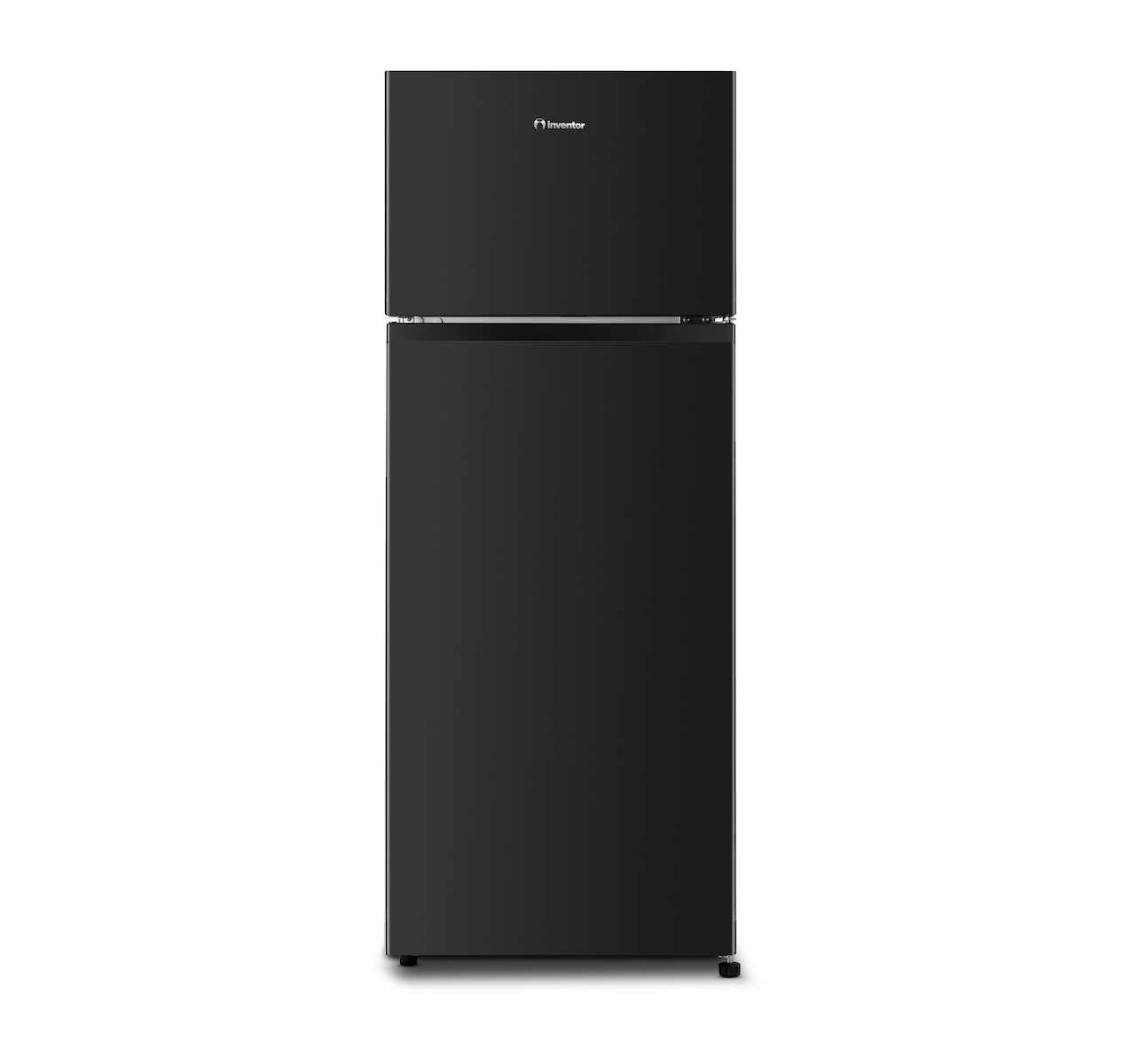 Inventor DPB144B Ψυγείο Δίπορτο 206lt Υ143.4xΠ55xΒ54.2εκ. Μαύρο