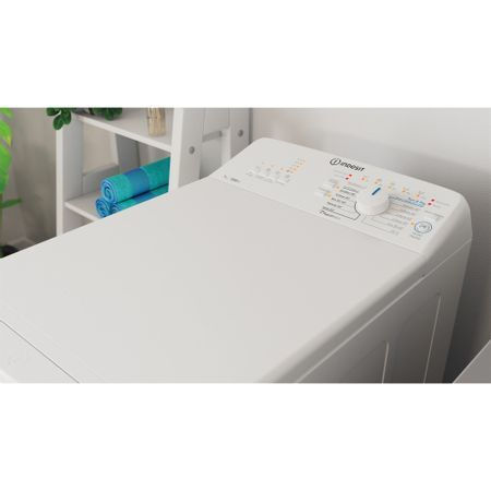 Indesit Πλυντήριο Ρούχων Άνω Φόρτωσης 7kg 1200 Στροφών TW L72200 IT/N