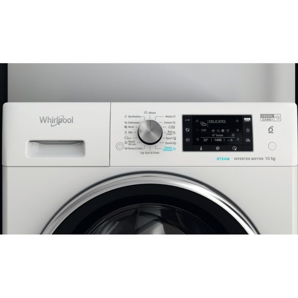 Whirlpool Πλυντήριο Ρούχων 10kg 1400 Στροφών FFD 10469 BCV EE