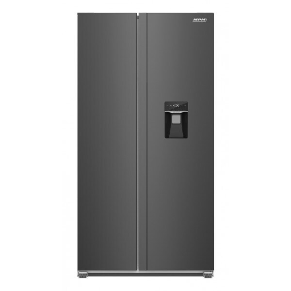 MPM MPM-439-SBS-15/ND Ψυγείο Ντουλάπα Total NoFrost Υ177xΠ90xΒ59εκ. Γκρι