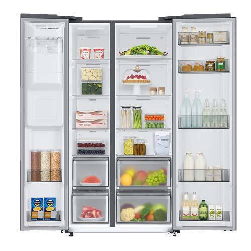 Samsung RS68A8520S9/EF Ψυγείο Ντουλάπα 634lt NoFrost Υ178xΠ91.2xΒ71.6εκ. Inox