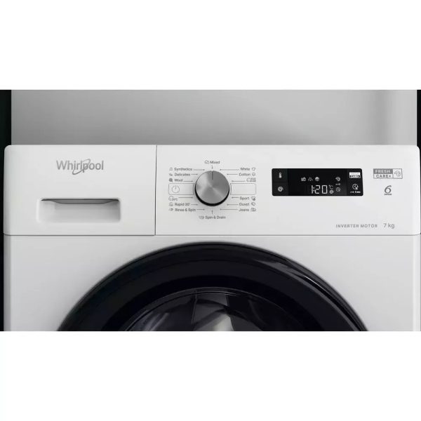 Whirlpool Πλυντήριο Ρούχων 7kg 1200 Στροφών FFS 7259 B EE