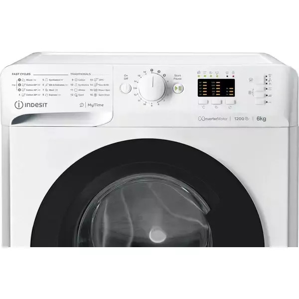 Indesit Πλυντήριο Ρούχων 6kg 1200 Στροφών MTWSA 61294 W EE