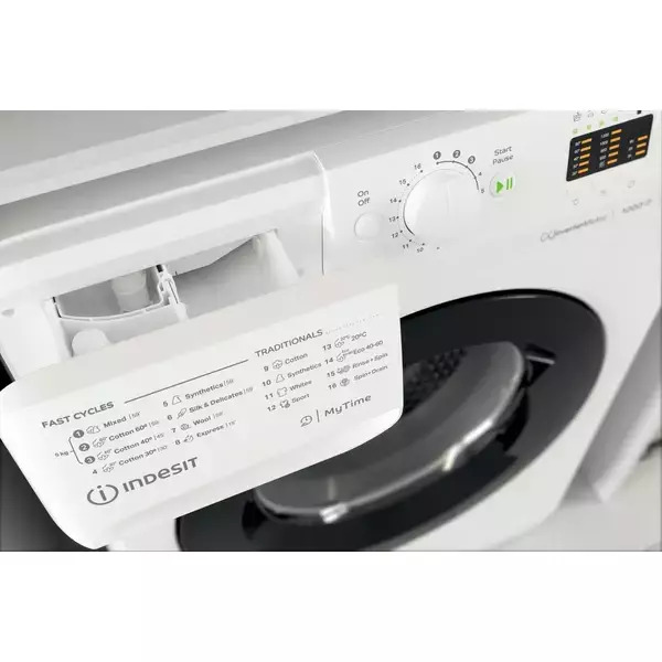 Indesit Πλυντήριο Ρούχων 6kg 1200 Στροφών MTWSA 61294 W EE