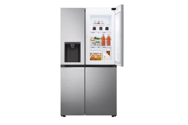 LG GSJV70PZTE Ψυγείο Ντουλάπα NoFrost Υ179xΠ91.3xΒ73.5εκ. Inox