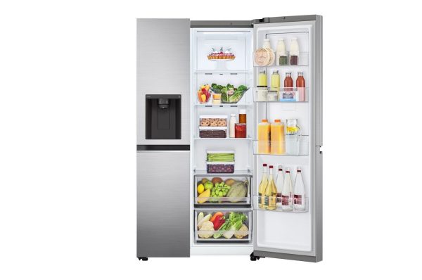 LG GSJV70PZTE Ψυγείο Ντουλάπα NoFrost Υ179xΠ91.3xΒ73.5εκ. Inox