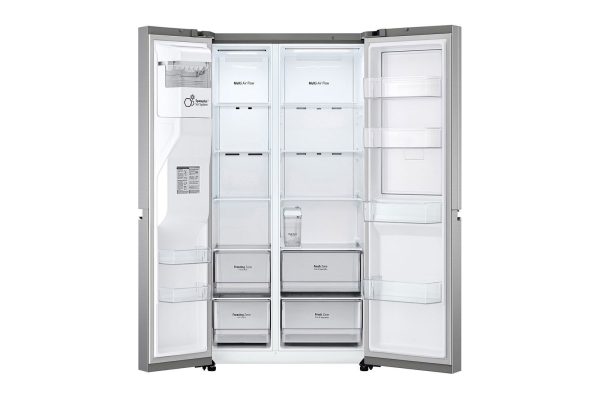 LG GSJV71PZTE Ψυγείο Ντουλάπα 632lt Total NoFrost Υ179xΠ91.3xΒ73.5εκ. Inox