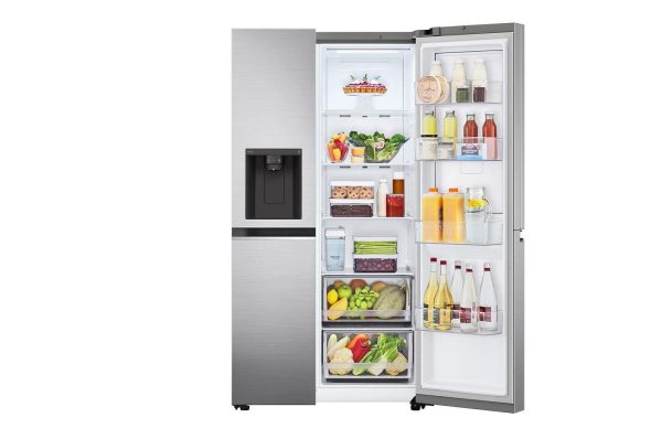 LG GSJV71PZTE Ψυγείο Ντουλάπα 632lt Total NoFrost Υ179xΠ91.3xΒ73.5εκ. Inox