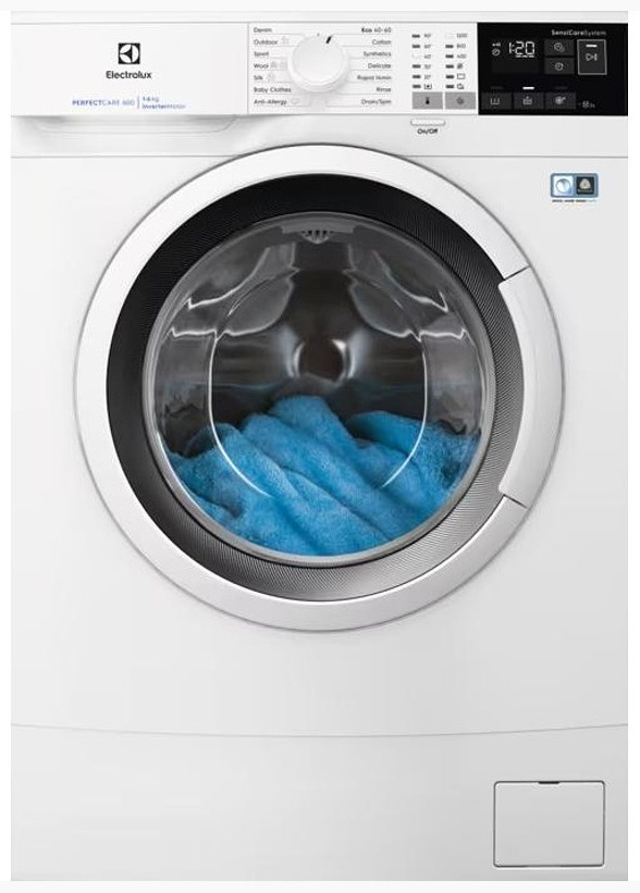 Electrolux Πλυντήριο Ρούχων 6kg 1151 Στροφών EW6SN426WI