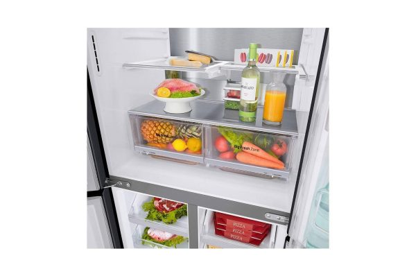 LG GMQ844MC5E Ψυγείο Ντουλάπα NoFrost Υ178.7xΠ83.5xΒ73.4εκ. Inox