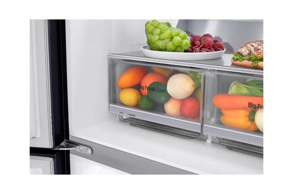 LG GMQ844MC5E Ψυγείο Ντουλάπα NoFrost Υ178.7xΠ83.5xΒ73.4εκ. Inox