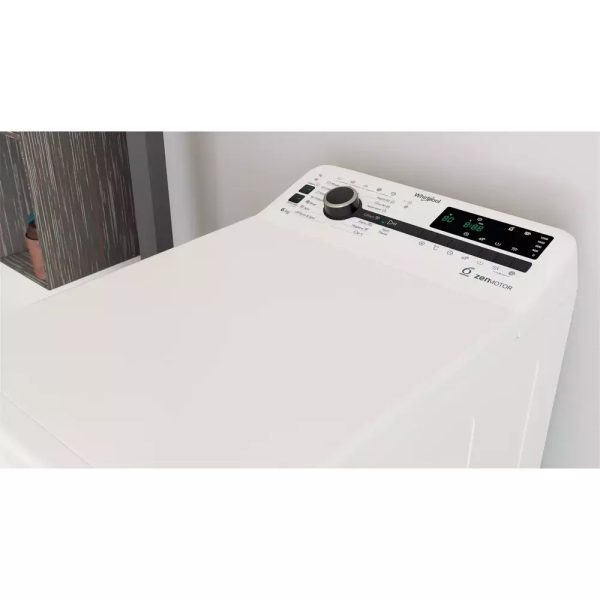 Whirlpool Πλυντήριο Ρούχων Άνω Φόρτωσης 6kg 1200 Στροφών TDLRBX 6252BS