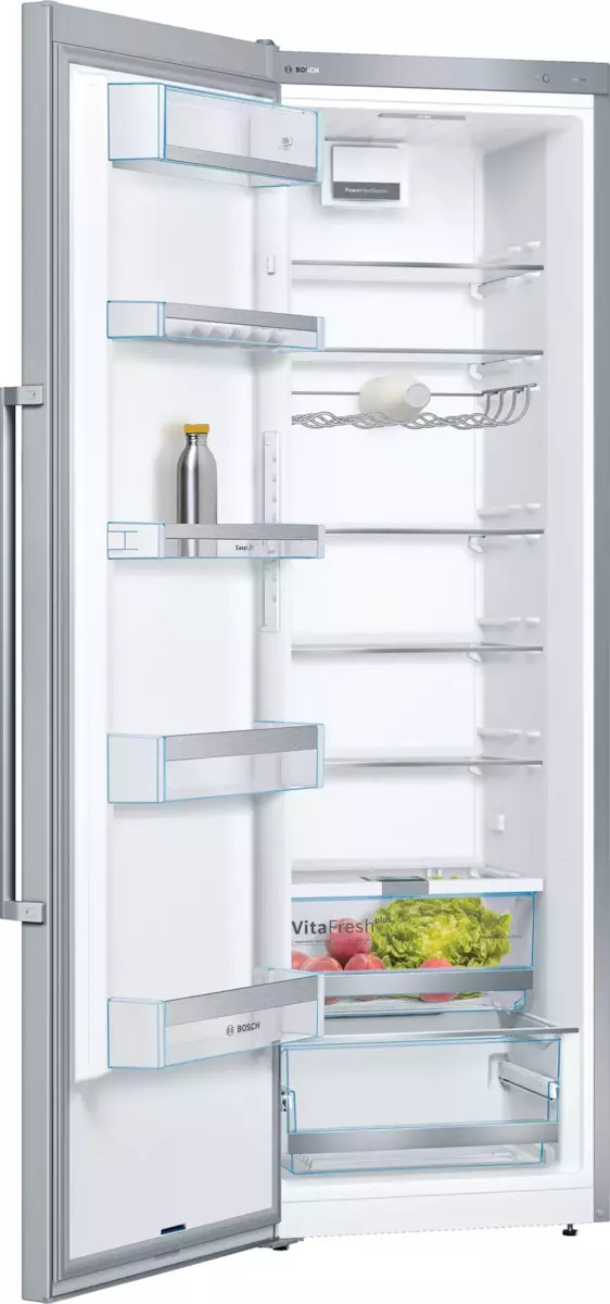 Bosch KSV36BIEP Μονόπορτο Ψυγείο Υ186xΠ60xΒ65εκ. Inox