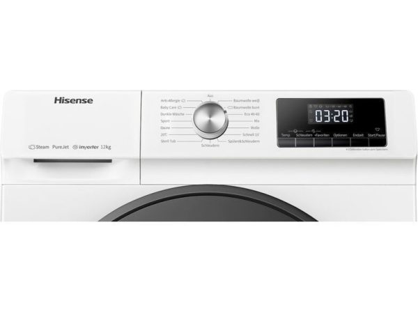 Hisense Πλυντήριο Ρούχων 12kg 1400 Στροφών WFQA1214 EVJM