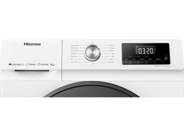 Hisense Πλυντήριο Ρούχων 9kg 1400 Στροφών WFQA9014EVJMW