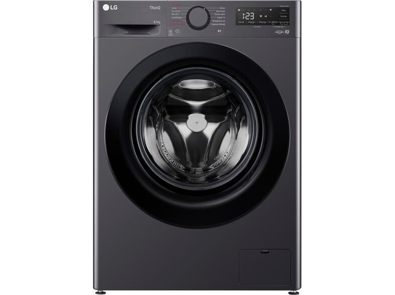 LG Πλυντήριο Ρούχων 8.5kg 1200 Στροφών Μαύρο F2WV308S6AB