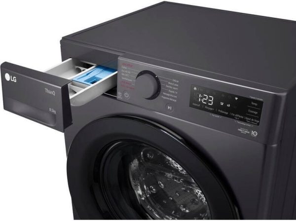 LG Πλυντήριο Ρούχων 8.5kg 1200 Στροφών Μαύρο F2WV308S6AB