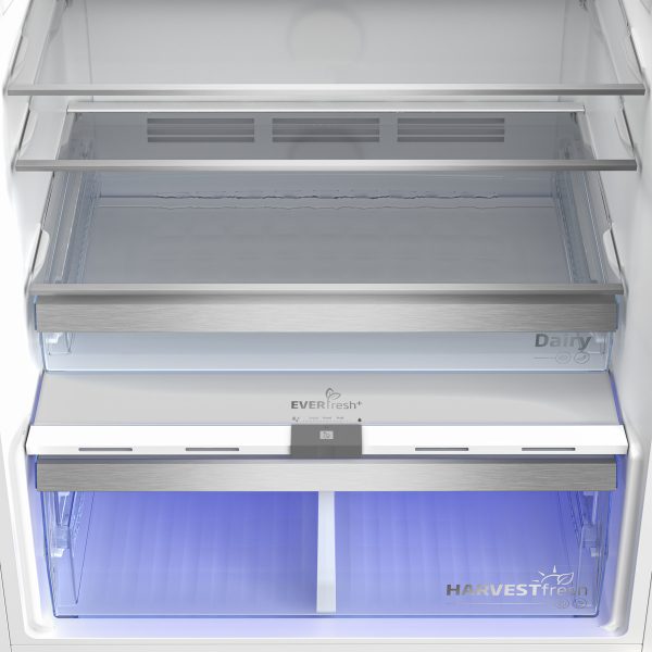 Beko RDNE650E40ZXBRN Ψυγείο Δίπορτο NoFrost Υ187xΠ83xΒ76εκ. Μαύρο