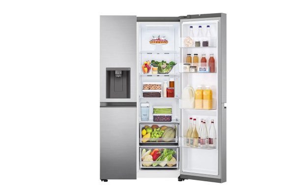 LG GSLV51PZXE Ψυγείο Ντουλάπα Total NoFrost Υ179xΠ91.3xΒ73.5εκ. Inox