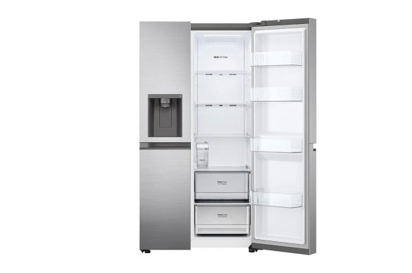 LG GSLV51PZXE Ψυγείο Ντουλάπα Total NoFrost Υ179xΠ91.3xΒ73.5εκ. Inox